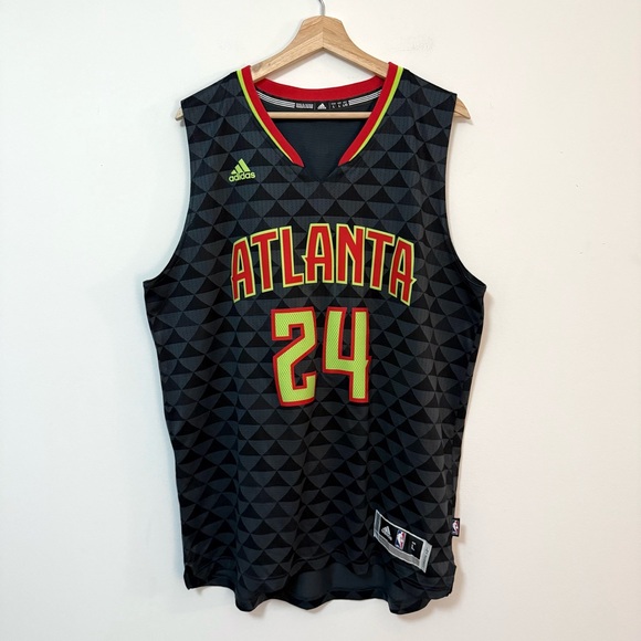 Adidas Kent Bazemore #24 Atlanta Hawks NBA Swingman Jersey – Large + 2”